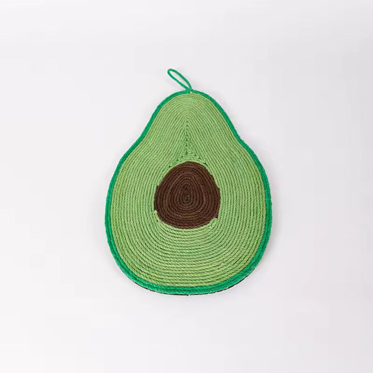 Arranhador de Sisal para Gatos em Formato de Abacate - Brinquedo Criativo