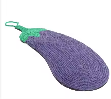 Arranhador de Sisal para Gatos em Formato de Berinjela