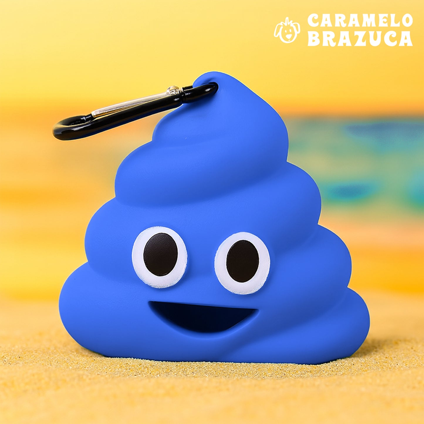 Cata Caca Emoji de Cocô - Azul